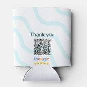 Einfacher minimaler q r Code Hinzufügen Logo Scan- Dosenkühler (Rückseite)