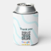Einfacher minimaler q r Code Hinzufügen Logo Scan- Dosenkühler (Kanne Rückseite)
