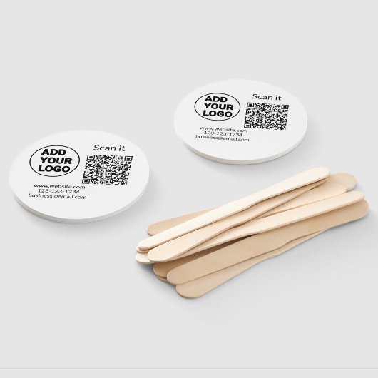 Einfacher minimaler q r Code Hinzufügen Logo Scan- Fächer (Non-assembled)