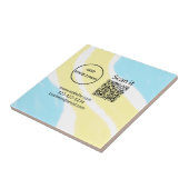 Einfacher minimaler q r Code Hinzufügen Logo Scan- Fliese (Seite)