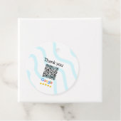 Einfacher minimaler q r Code Hinzufügen Logo Scan- Geschenkanhänger (Beispiel)