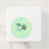 Einfacher minimaler q r Code Hinzufügen Logo Scan- Geschenkanhänger (Beispiel)