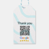 Einfacher minimaler q r Code Hinzufügen Logo Scan- Geschenkanhänger (Rückseite)