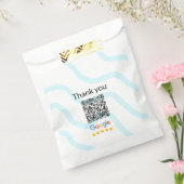 Einfacher minimaler q r Code Hinzufügen Logo Scan- Geschenktütchen (Versiegelt)