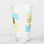 Einfacher minimaler q r Code Hinzufügen Logo Scan- Glas (Links)