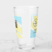 Einfacher minimaler q r Code Hinzufügen Logo Scan- Glas (Rechts)