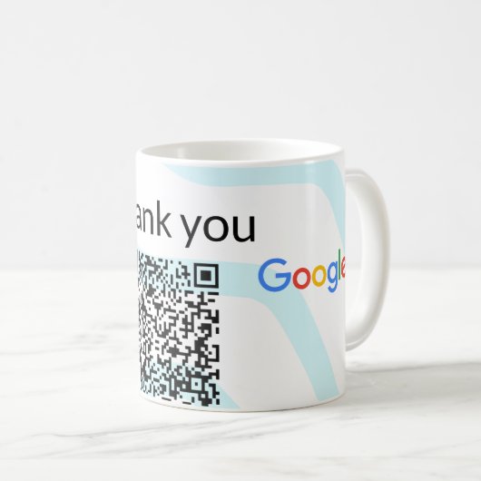 Einfacher minimaler q r Code Hinzufügen Logo Scan- Kaffeetasse (VorderseiteRechts)