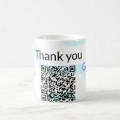 Einfacher minimaler q r Code Hinzufügen Logo Scan- Kaffeetasse (Mittel)