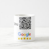 Einfacher minimaler q r Code Hinzufügen Logo Scan- Kaffeetasse (Mittel)