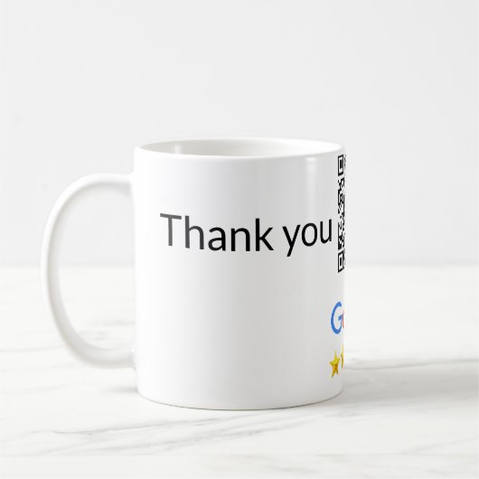 Einfacher minimaler q r Code Hinzufügen Logo Scan- Kaffeetasse (Links)