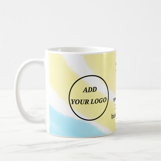Einfacher minimaler q r Code Hinzufügen Logo Scan- Kaffeetasse (Links)