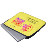 Einfacher minimaler q r Code Hinzufügen Logo Scan- Laptopschutzhülle (Vorne Knopf)
