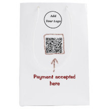 Einfacher minimaler q r Code Hinzufügen Logo-Scan-