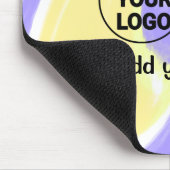Einfacher minimaler q r Code Hinzufügen Logo-Scan- Mousepad (Ecke)