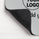 Einfacher minimaler q r Code Hinzufügen Logo-Scan- Mousepad (Ecke)