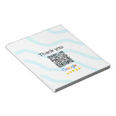 Einfacher minimaler q r Code Hinzufügen Logo Scan- Notizblock (angewinkelt)