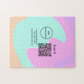 Einfacher minimaler q r Code Hinzufügen Logo Scan- Puzzle (Horizontal)