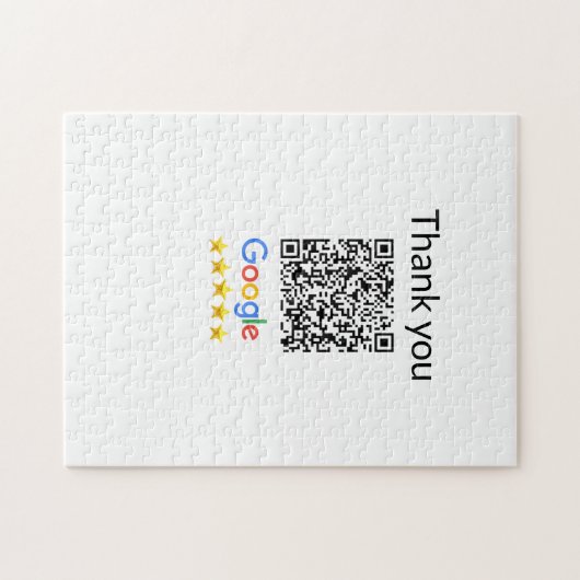 Einfacher minimaler q r Code Hinzufügen Logo Scan- Puzzle (Horizontal)