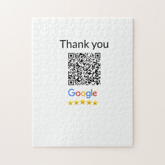 Einfacher minimaler q r Code Hinzufügen Logo Scan- Puzzle (Vertikal)