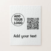 Einfacher minimaler q r Code Hinzufügen Logo-Scan- Puzzle (Vertikal)