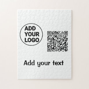 Einfacher minimaler q r Code Hinzufügen Logo-Scan- Puzzle