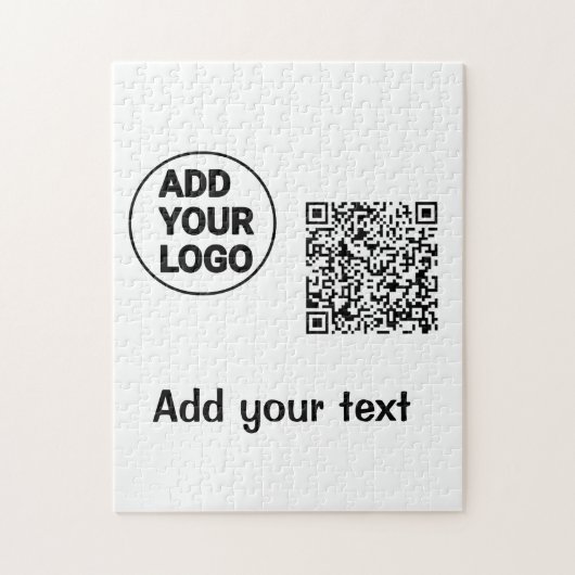 Einfacher minimaler q r Code Hinzufügen Logo-Scan- Puzzle (Vertikal)