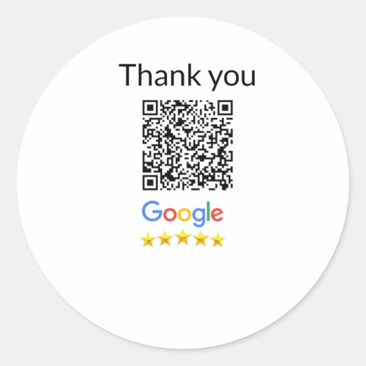 Einfacher minimaler q r Code Hinzufügen Logo Scan- Runder Aufkleber (Vorderseite)