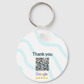 Einfacher minimaler q r Code Hinzufügen Logo Scan- Schlüsselanhänger (Rückseite)