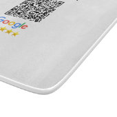Einfacher minimaler q r Code Hinzufügen Logo Scan- Schneidebrett (Ecke)