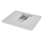 Einfacher minimaler q r Code Hinzufügen Logo Scan- Schneidebrett (Ecke)