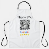 Einfacher minimaler q r Code Hinzufügen Logo Scan- Schürze (Vorderseite)