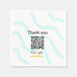 Einfacher minimaler q r Code Hinzufügen Logo Scan- Serviette