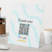 Einfacher minimaler q r Code Hinzufügen Logo Scan- Sockelschild (In Situ)