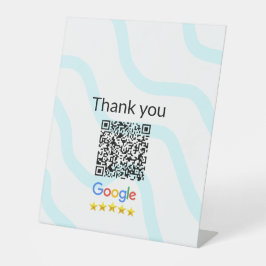 Einfacher minimaler q r Code Hinzufügen Logo Scan- Sockelschild