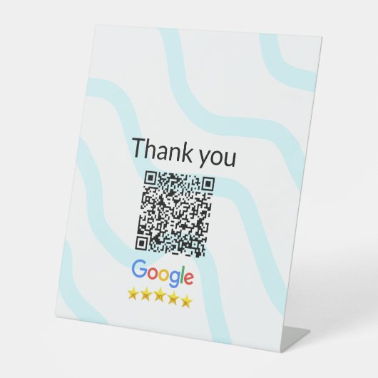 Einfacher minimaler q r Code Hinzufügen Logo Scan- Sockelschild (Vorderseite)