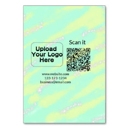 Einfacher minimaler q r Code Hinzufügen Logo Scan- Tischnummer