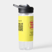 Einfacher minimaler q r Code Hinzufügen Logo Scan- Trinkflasche (Rechts)