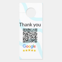 Einfacher minimaler q r Code Hinzufügen Logo Scan- Türanhänger