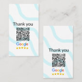 Einfacher minimaler q r Code Hinzufügen Logo Scan- Visitenkarte (Vorne/Hinten)