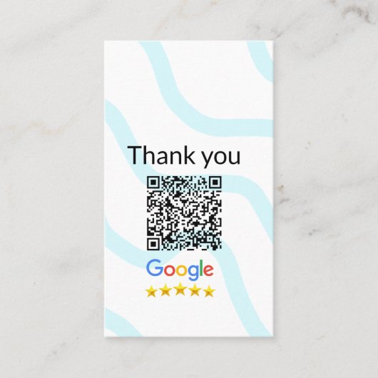 Einfacher minimaler q r Code Hinzufügen Logo Scan- Visitenkarte (Vorderseite)