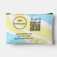 Einfacher minimaler q r Code Hinzufügen Logo Scan-