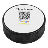 Einfacher minimaler QR-Code-Logo-Scan-Code-Name wi Eishockey Puck (3/4)