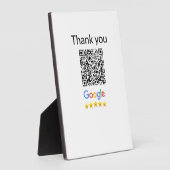 Einfacher minimaler QR-Code-Logo-Scan-Code-Name wi Fotoplatte (Seite)