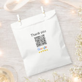 Einfacher minimaler QR-Code-Logo-Scan-Code-Name wi Geschenktütchen (Ausgeschnitten)