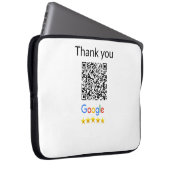 Einfacher minimaler QR-Code-Logo-Scan-Code-Name wi Laptopschutzhülle (Vorne Rechts)