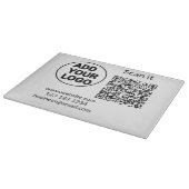 Einfacher minimaler QR-Code-Logo-Scan-Code-Name wi Schneidebrett (Ecke)