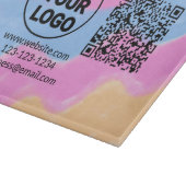 Einfacher minimaler QR-Code-Logo-Scan-Code-Name wi Schneidebrett (Ecke)