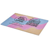 Einfacher minimaler QR-Code-Logo-Scan-Code-Name wi Schneidebrett (Ecke)