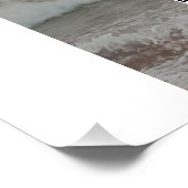 Einfacher minimaler QR-Scancode für Speichern Sie  Poster (Ecke)