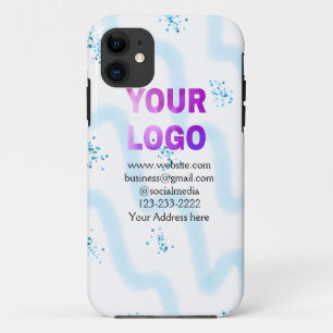 einfacher minimaler Text zum Hinzufügen Ihres Logo Case-Mate iPhone Hülle